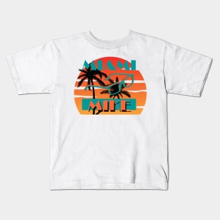 Miami Mike it's all about the glasses Kids T-Shirt